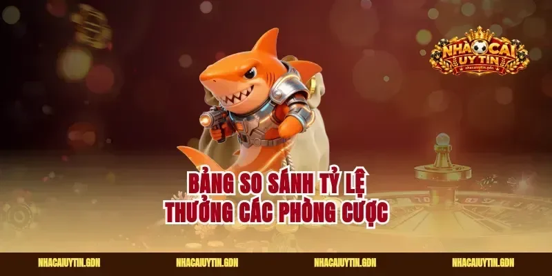 Bảng so sánh tỷ lệ thưởng các phòng cược