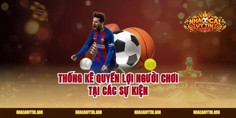 Thống kê quyền lợi người chơi tại các sự kiện