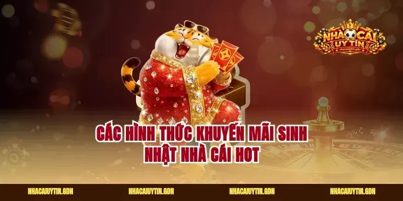 Các hình thức khuyến mãi sinh nhật nhà cái hot